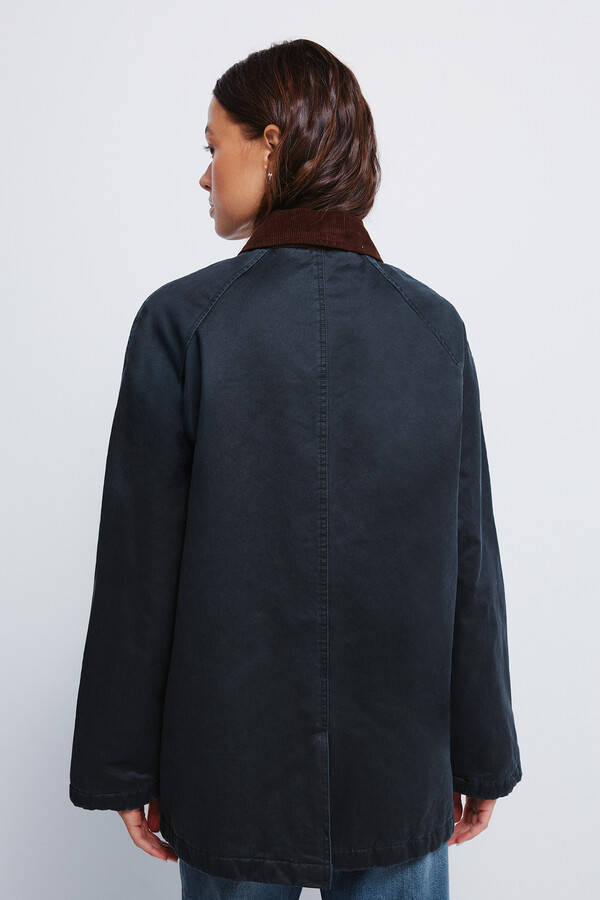 Springfield Parka encerada azulado