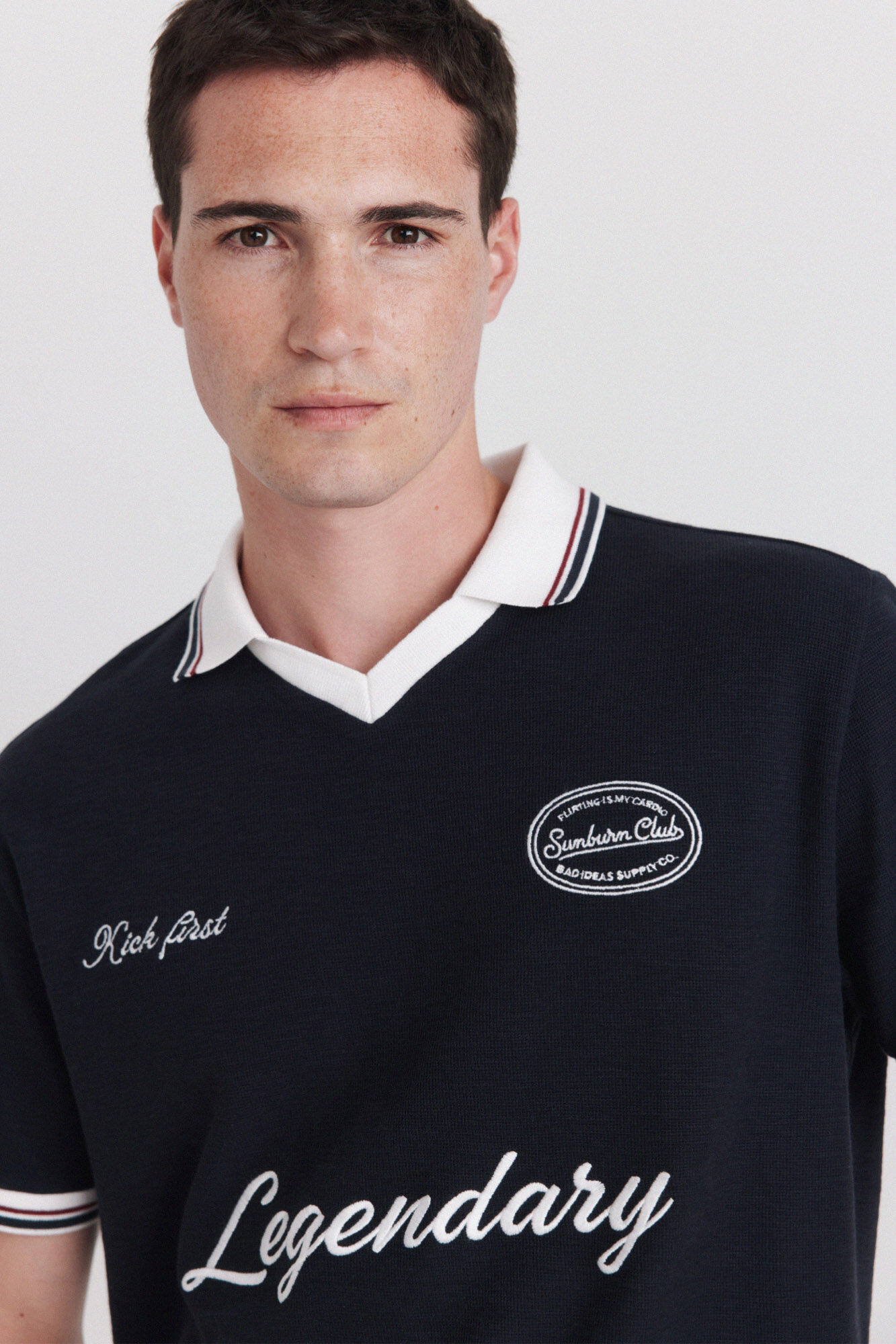 Springfield Polo deportivo de contraste regular fit