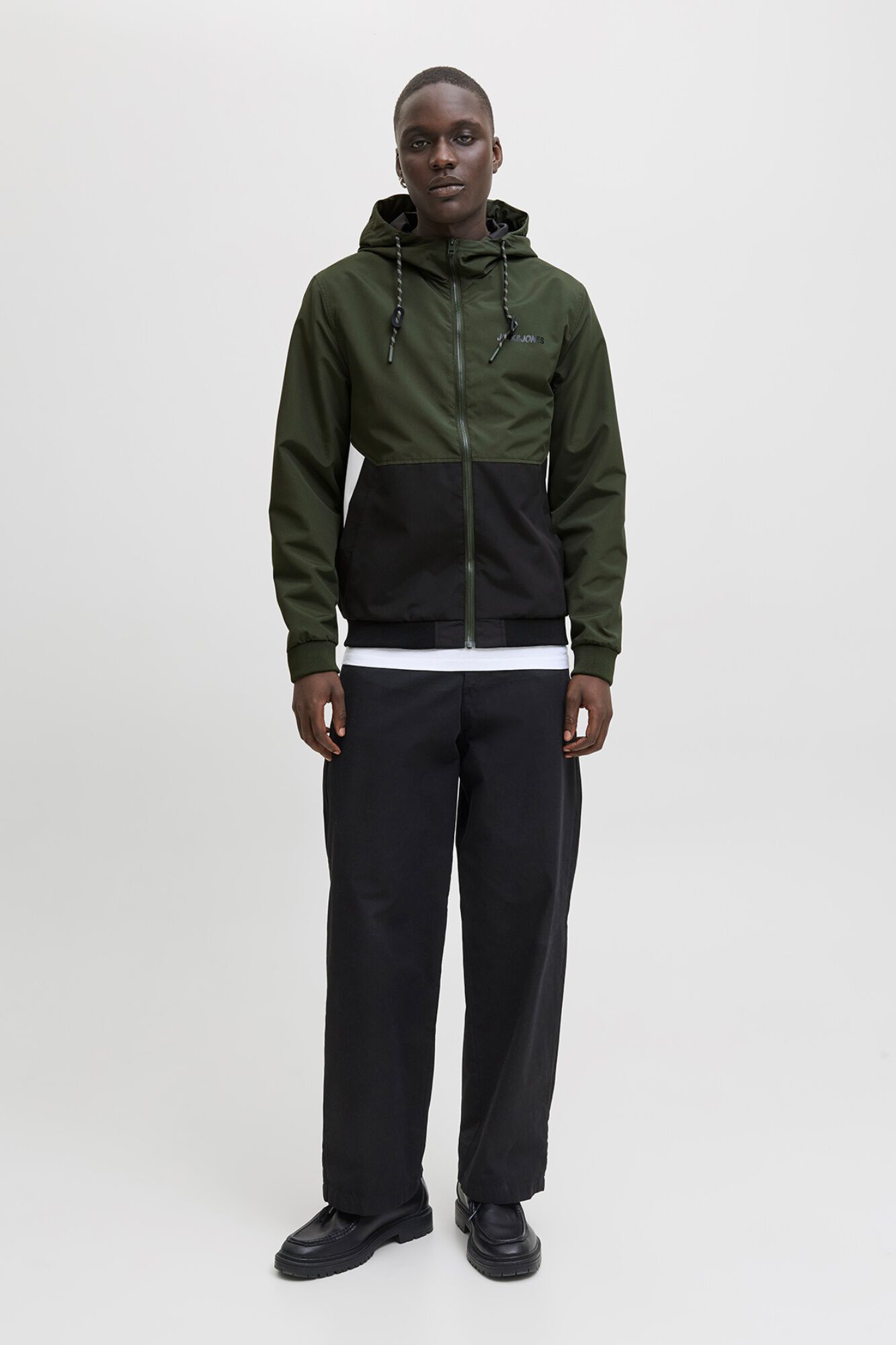 Jack & Jones Chamarra ligera con capucha verde