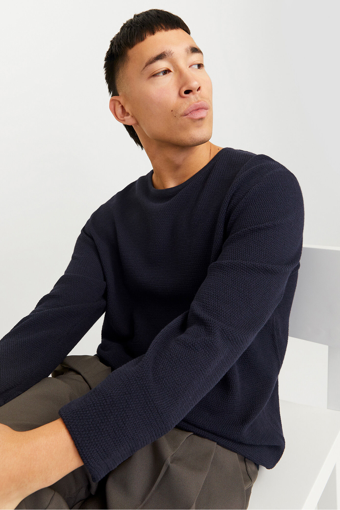 Jack & Jones Su&eacute;ter regular fit marino