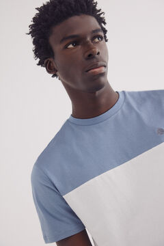 Springfield Playera color block marfil