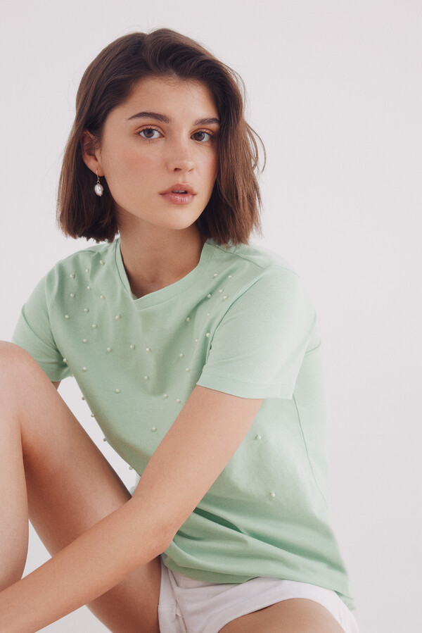 Springfield Playera perlas verde
