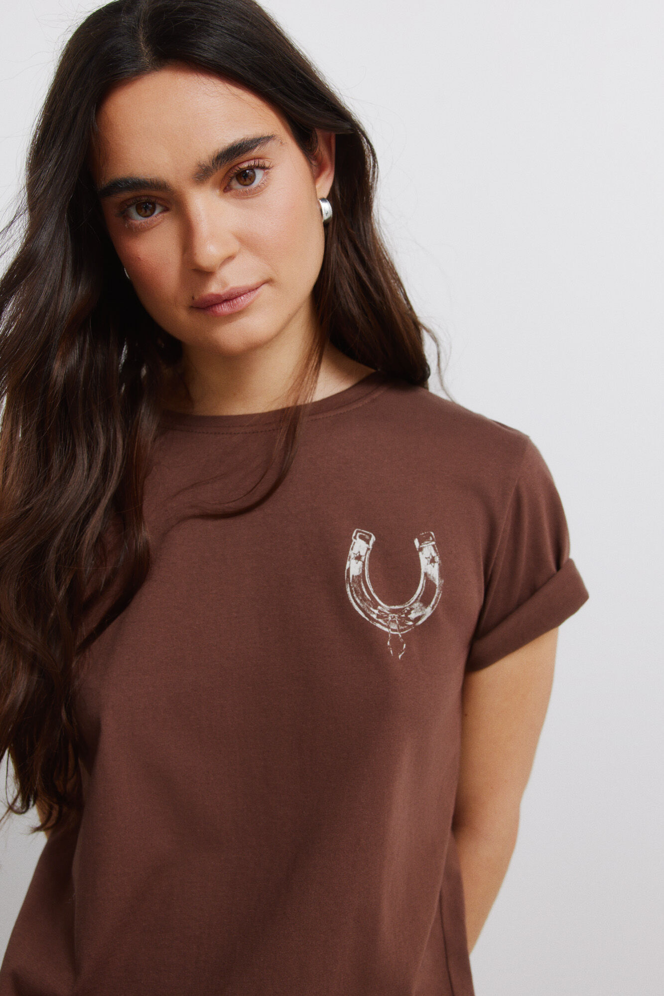 Springfield Playera de algod&oacute;n con estampado estampado