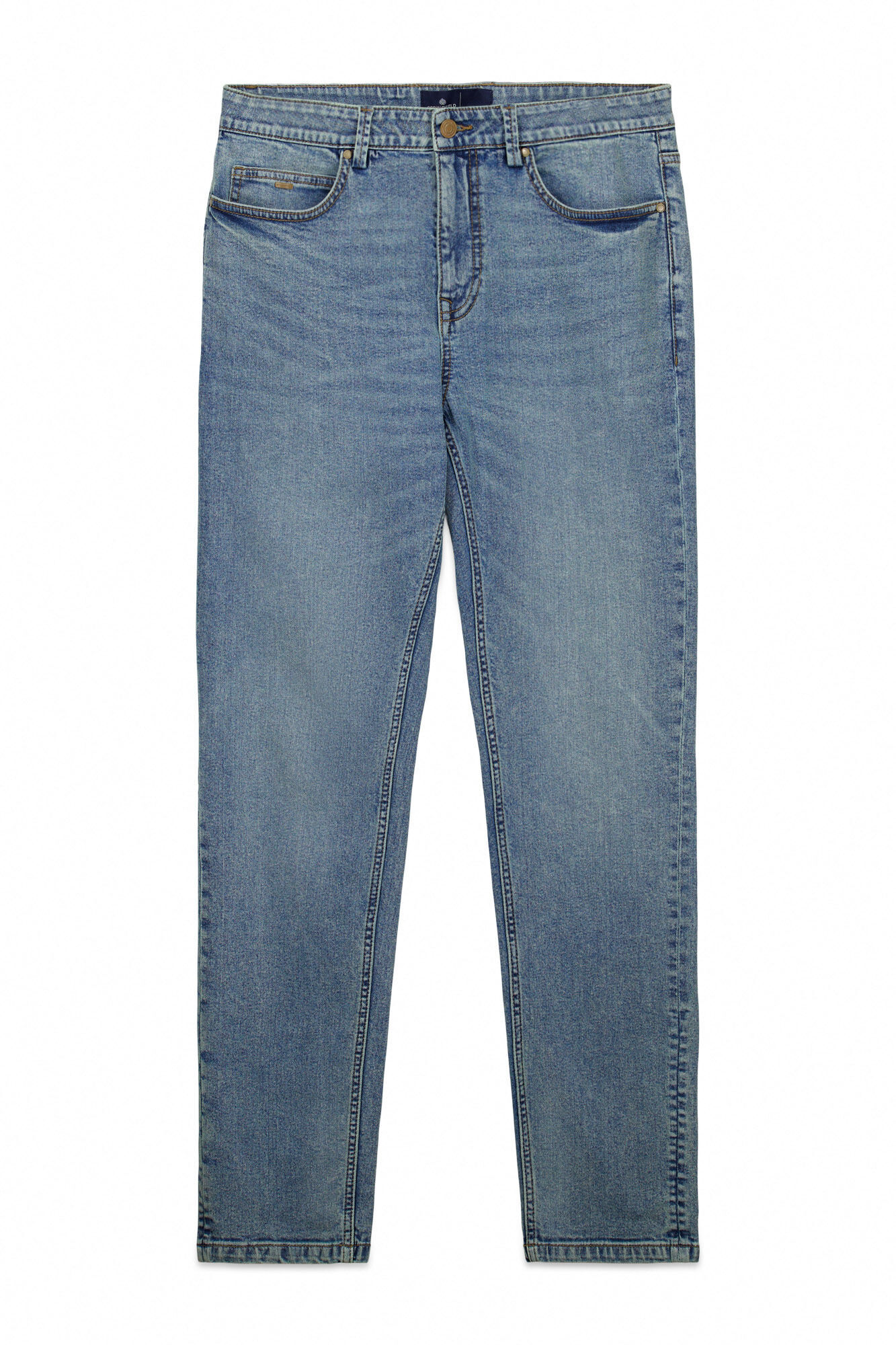 Springfield Jeans sobretintado lavado medio skinny fit azul