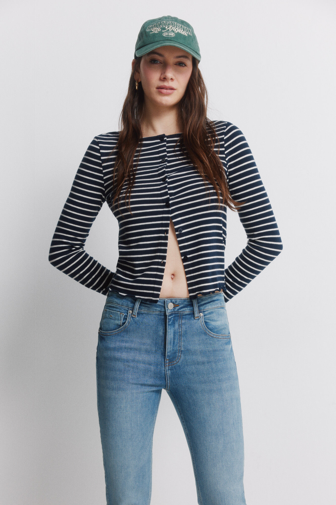 Springfield Jeans push-up azul tinta