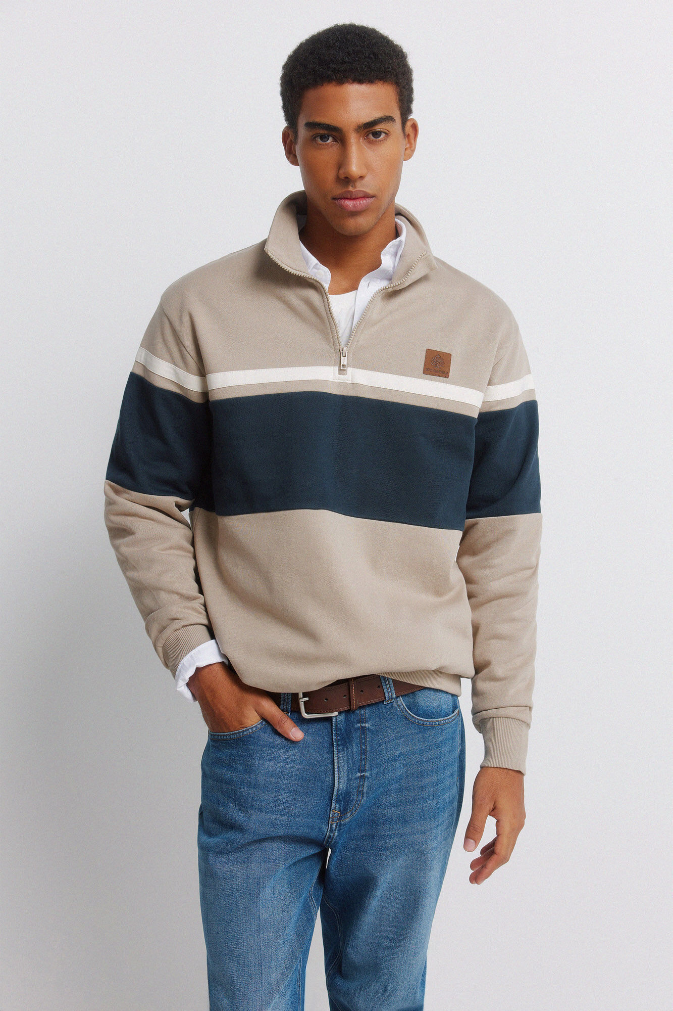 Springfield Jeans lavado medio regular fit azul