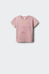 Springfield Playera hibiscus niña fucsia