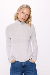 Springfield Playera cuello vuelto gris