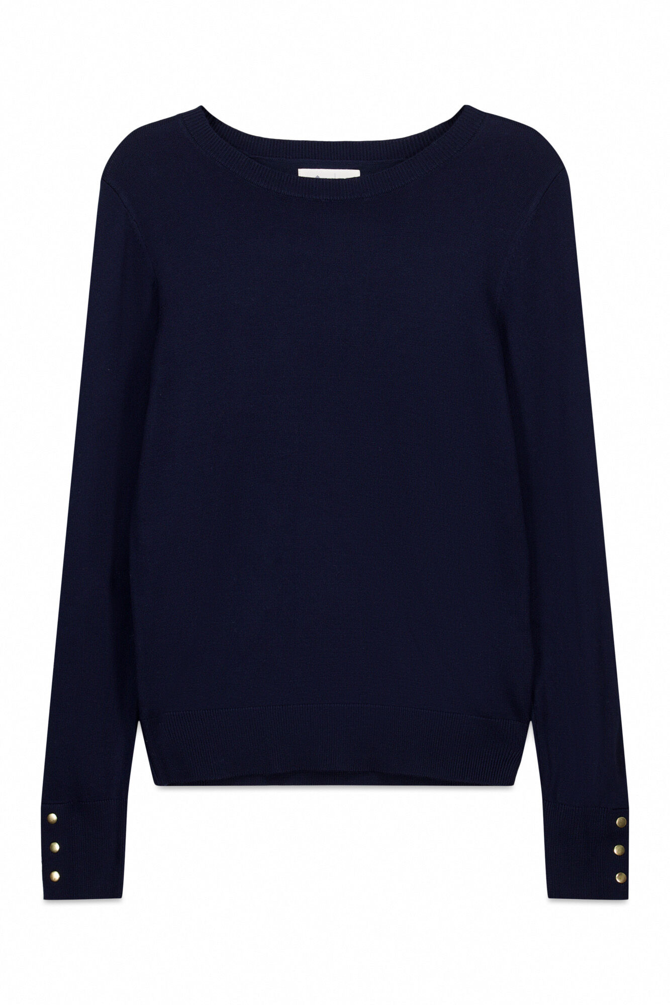 Springfield Jersey fino botones pu&ntilde;os azul