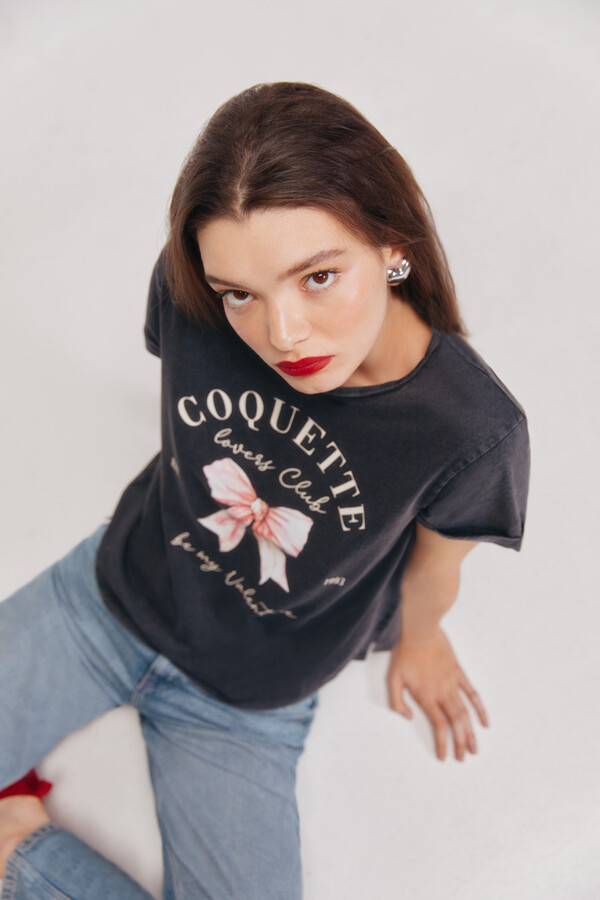 Springfield Playera "Coquette" gris