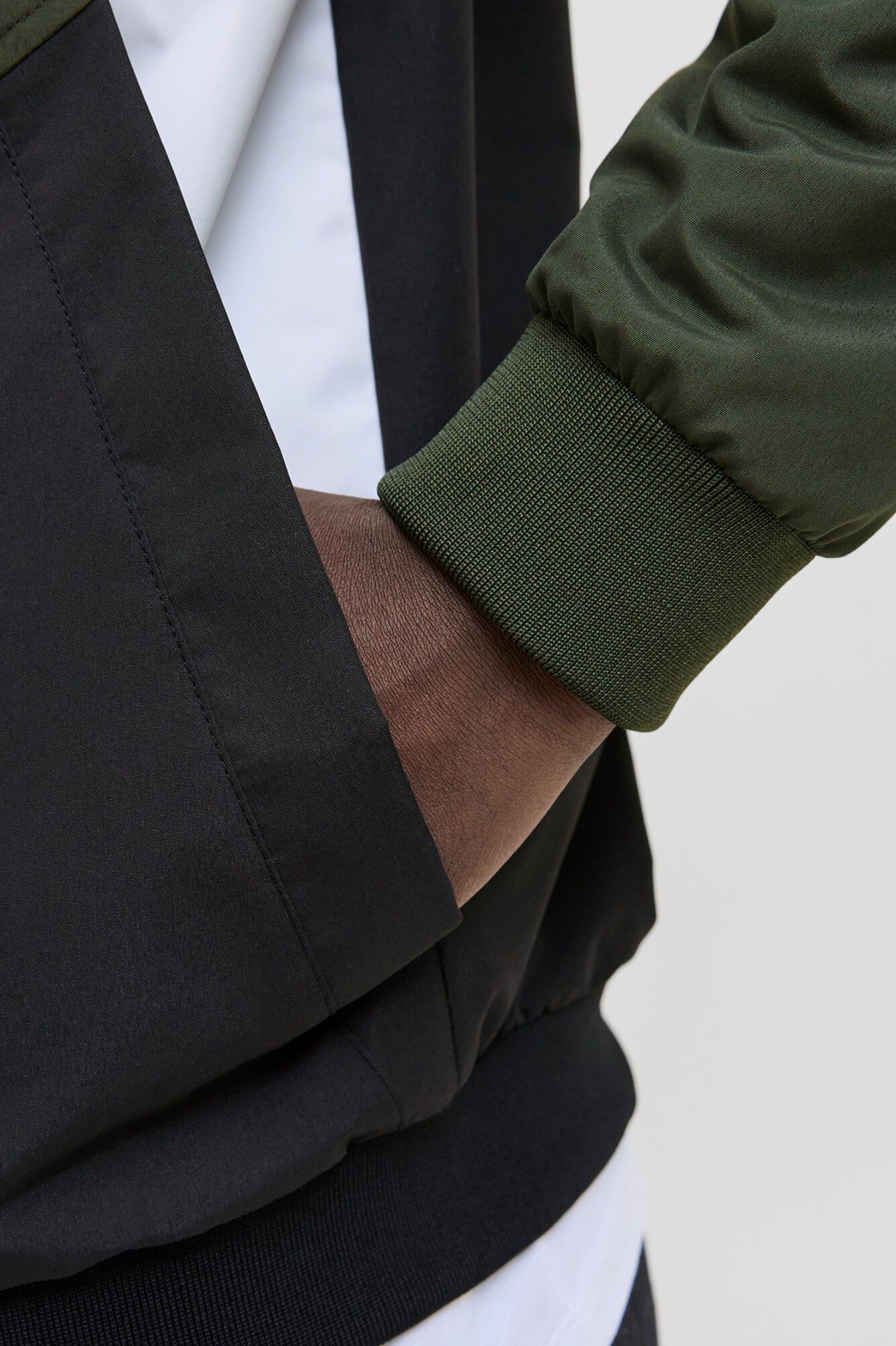 Jack & Jones Chamarra ligera con capucha verde
