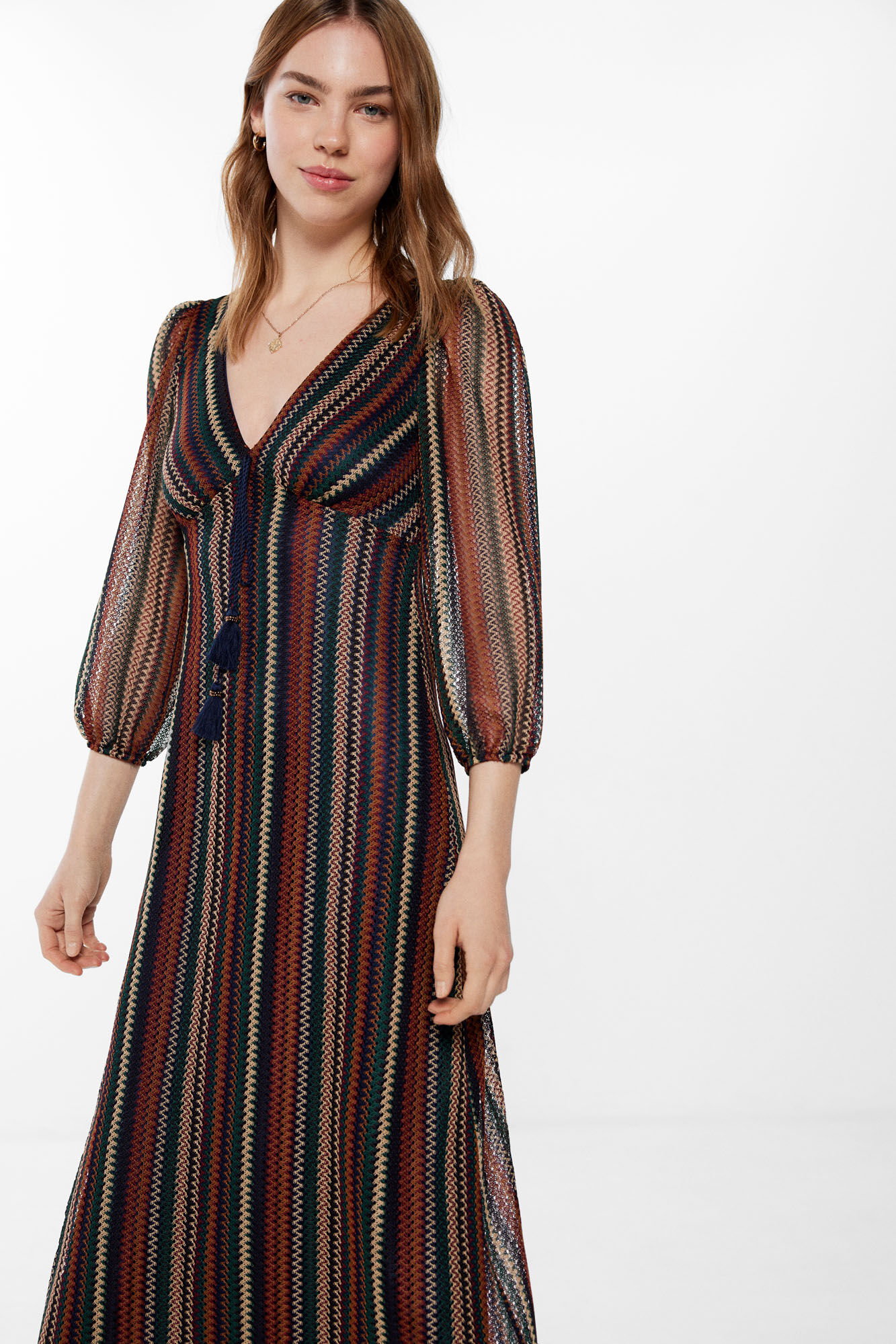 Vestido rayas sales springfield