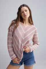 Springfield Playera estructura chevron morado/lila