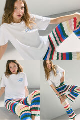 High Spirits Pantal&oacute;n Rainbow verde