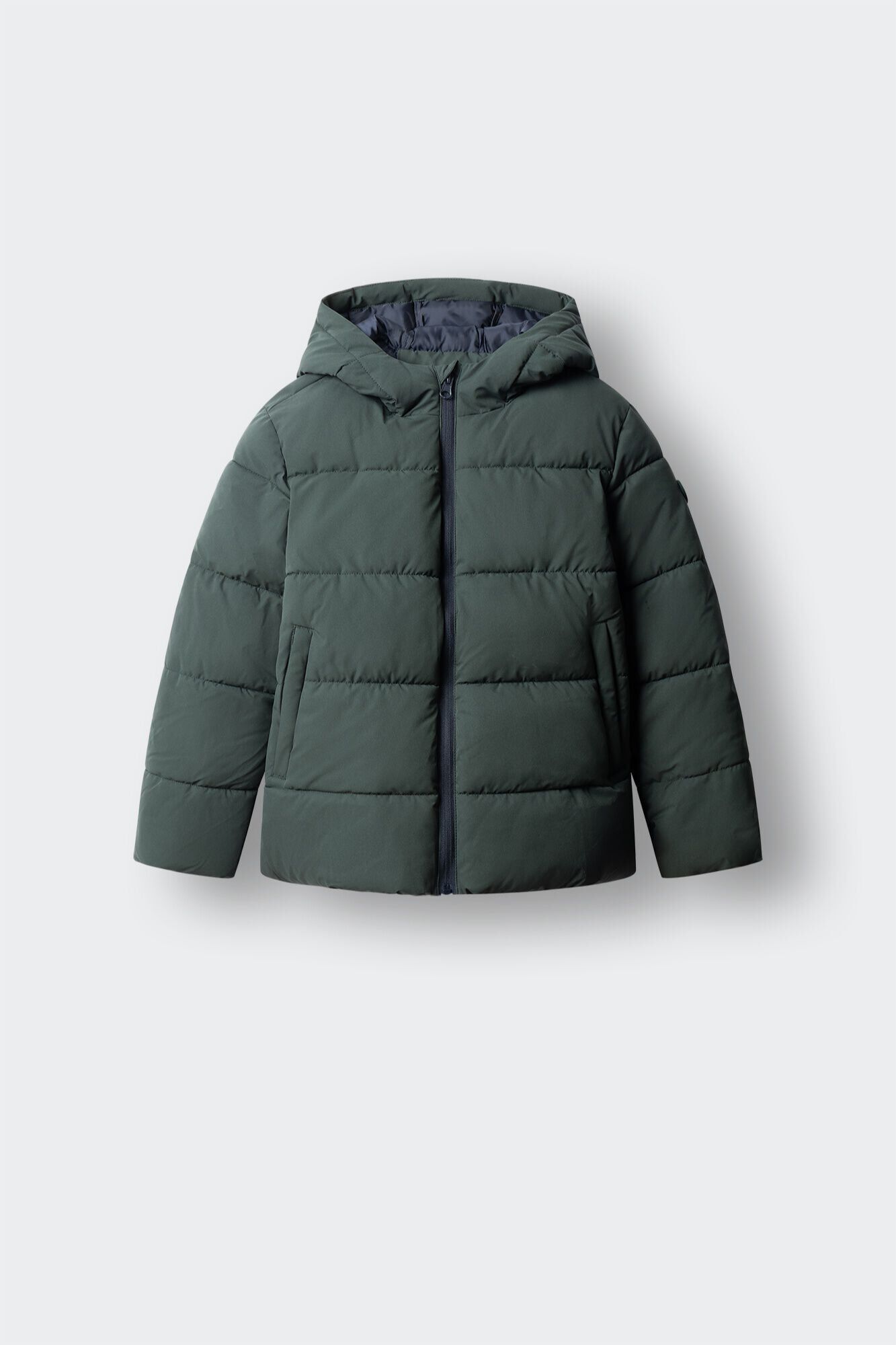 Springfield Kids Chamarra acolchada puffa para ni&ntilde;o verde