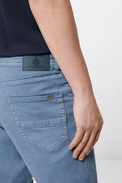 Springfield Bermuda vaquera 5 bolsillos slim lavada azul