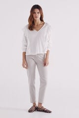 Springfield Jeans mom color gris