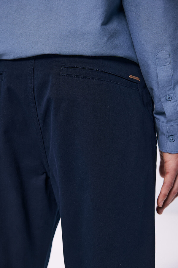 Springfield Pantalón chino regular fit marino