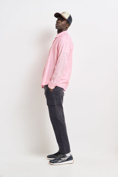 Springfield Camisa estructura bicolor rojo