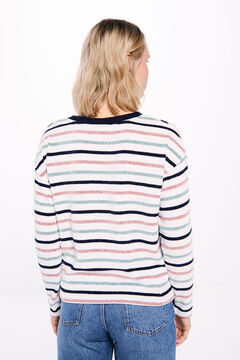 Springfield Playera chenilla rayas estampado