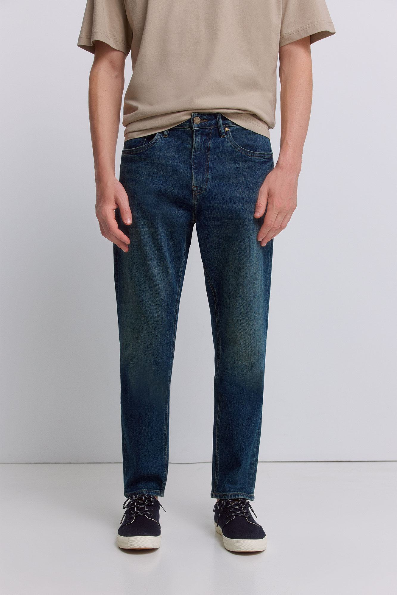 Springfield Jeans slim fit sobrete&ntilde;idos azul