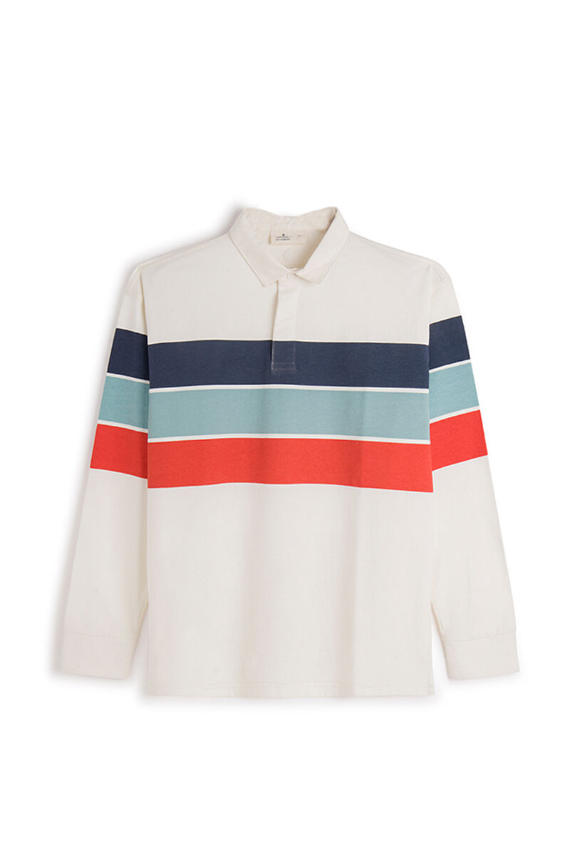 Polo manga larga rugby raya | Polos de hombre | Springfield-MX
