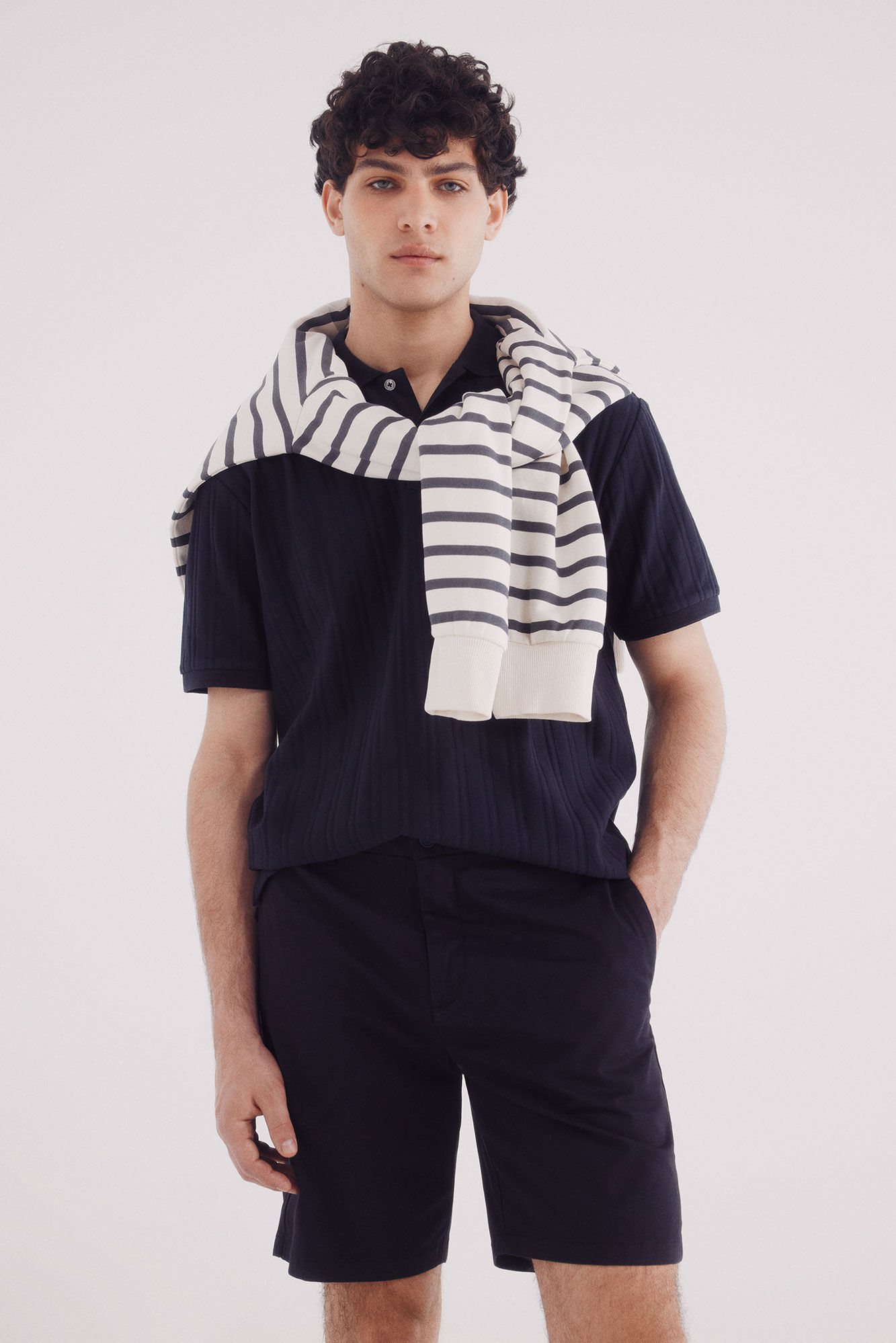 Springfield Bermuda smart comfort slim fit marino