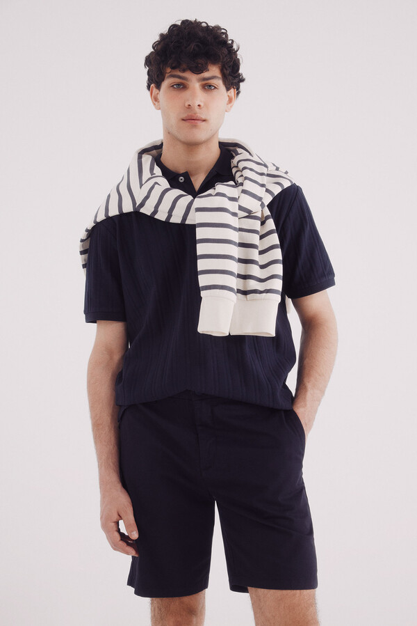 Springfield Bermuda smart comfort slim fit marino