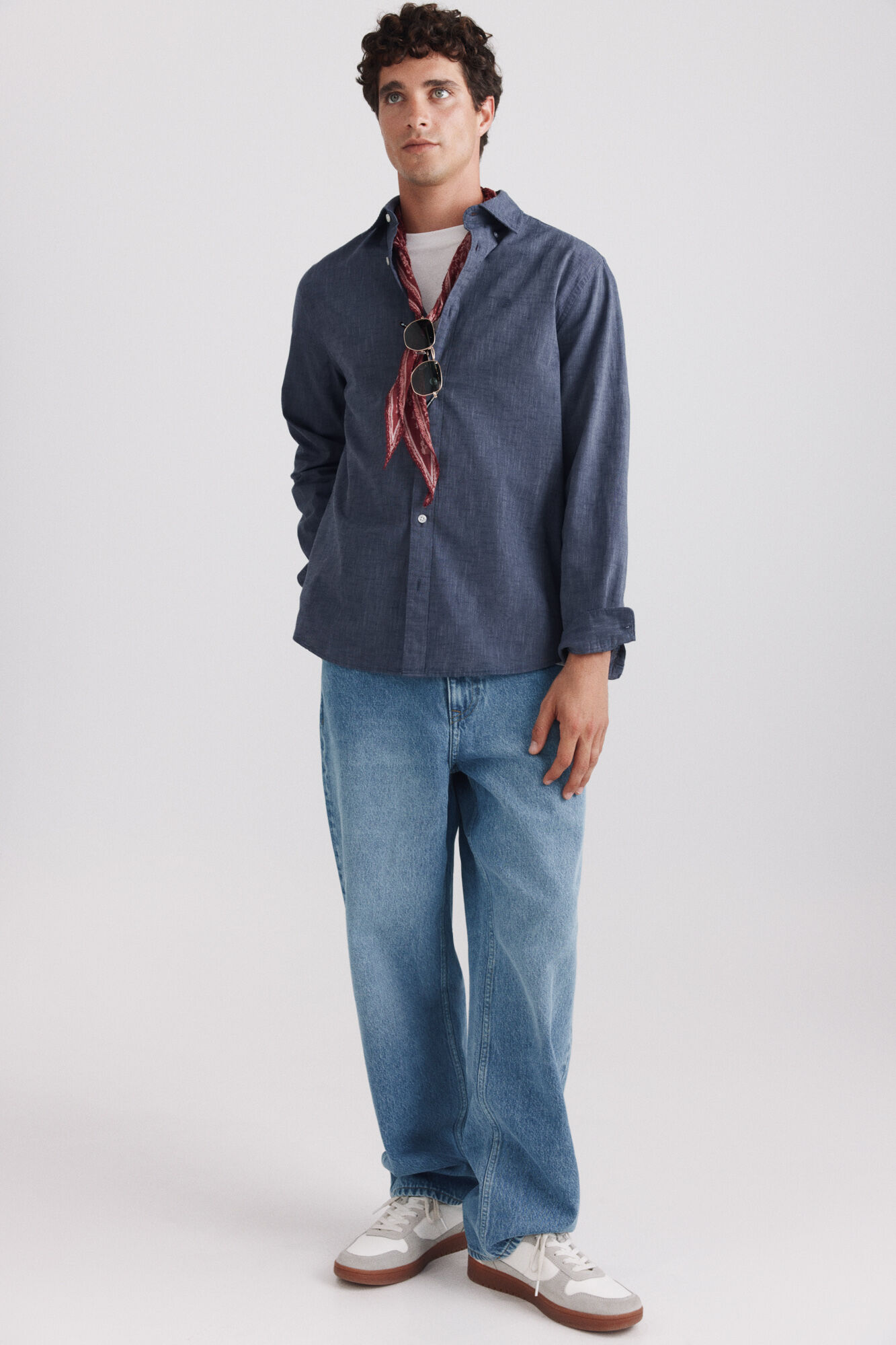 Springfield Camisa tipo lino