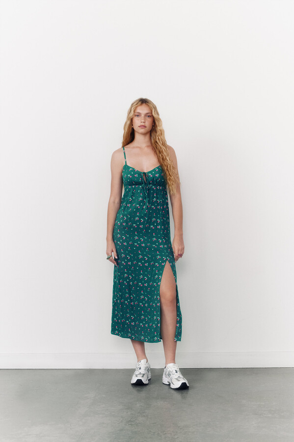 High Spirits Vestido "Tidal" verde