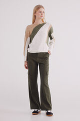 Springfield Pantalón cargo ligero khaki