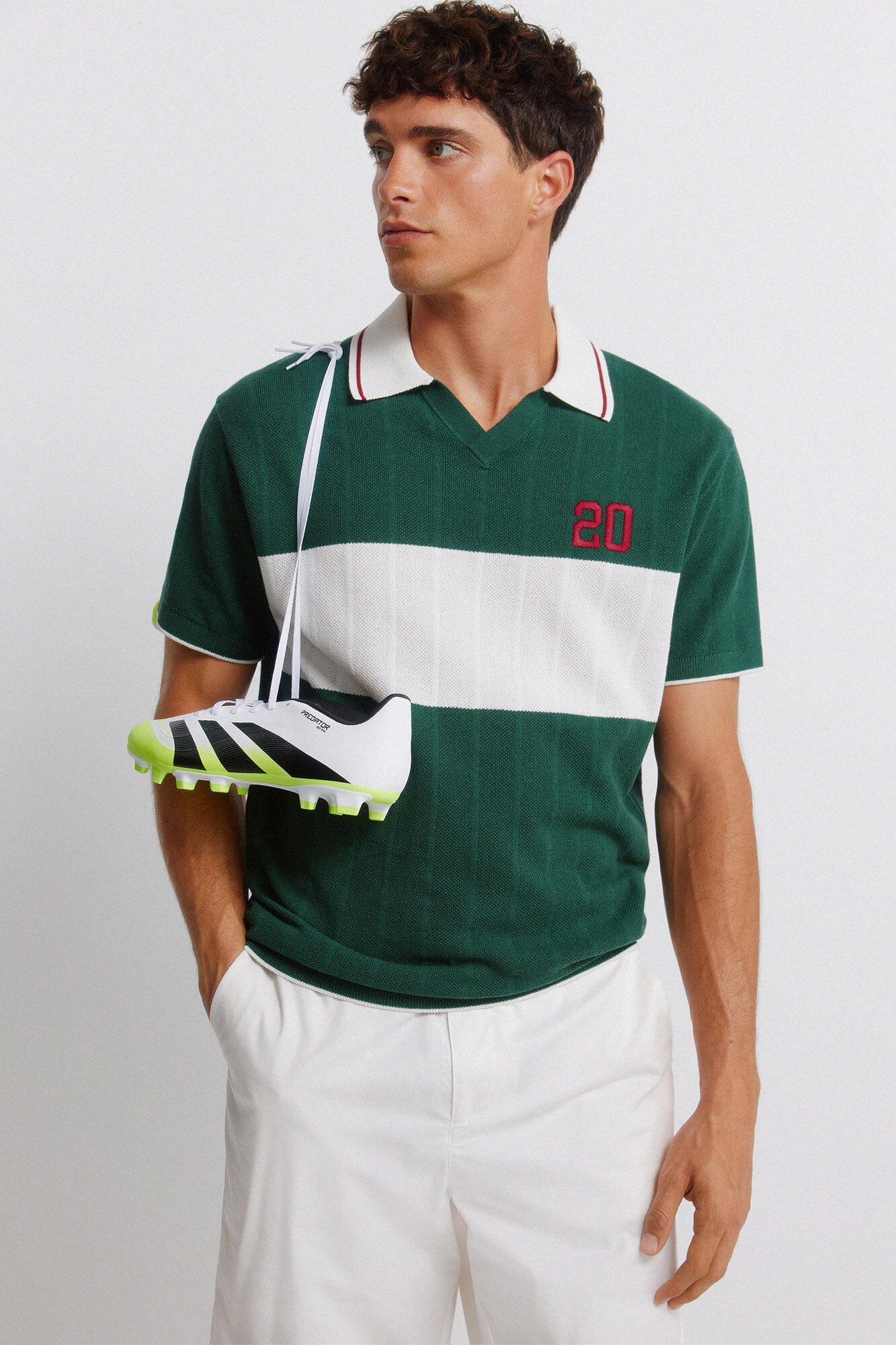 Springfield Polo deportivo con contraste