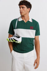 Springfield Polo deportivo con contraste verde