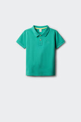 Springfield Polo basico niño estampado