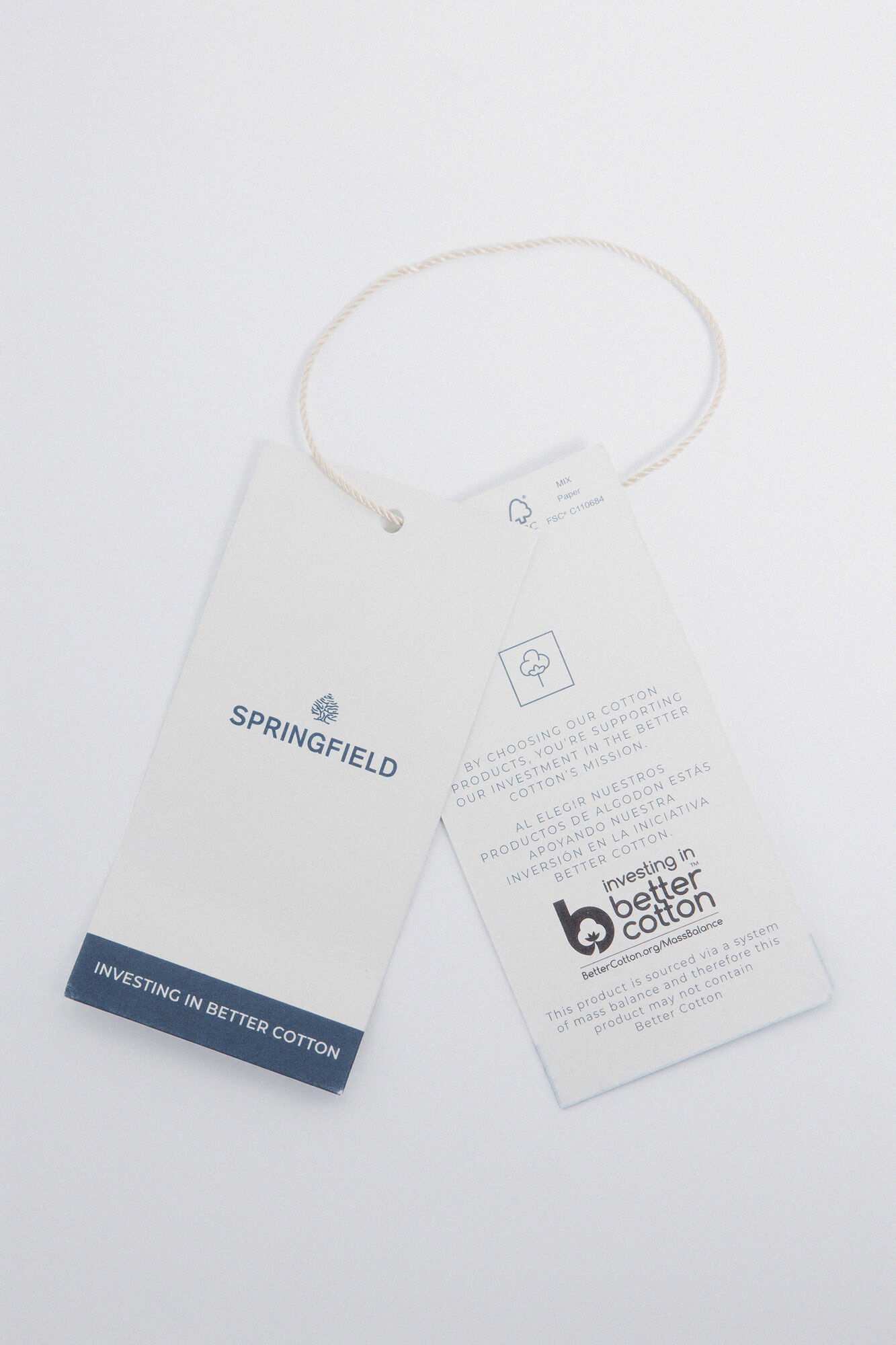 Springfield cierre de jersey azul