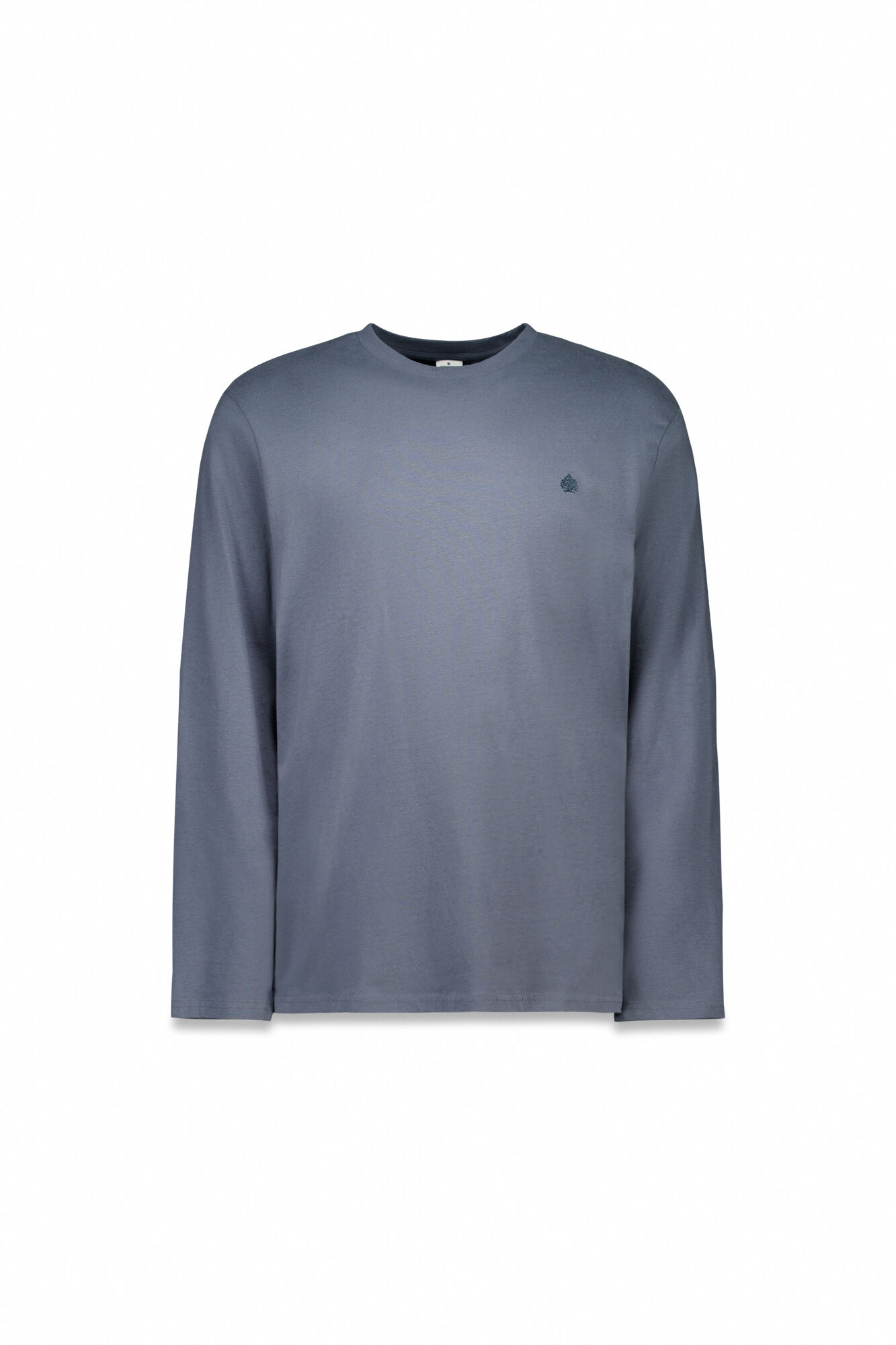 Springfield Playera b&aacute;sica de manga larga con acabado suave. azul tinta