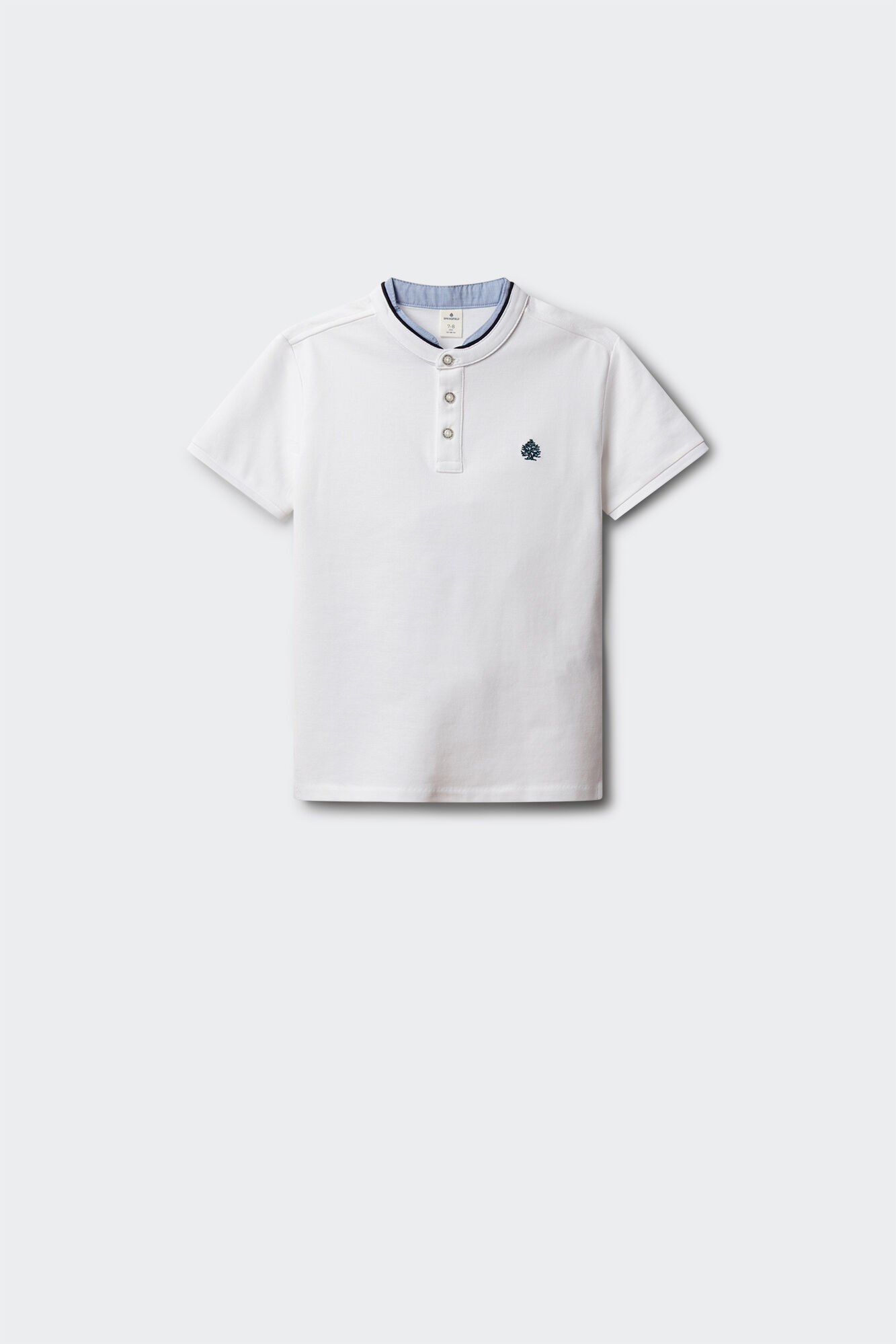 Springfield Kids Polo cuello mao de chambray para ni&ntilde;o