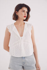 Springfield Blusa lazos estampado