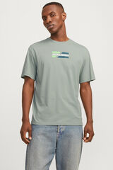 Springfield Playera regular fit logo verde