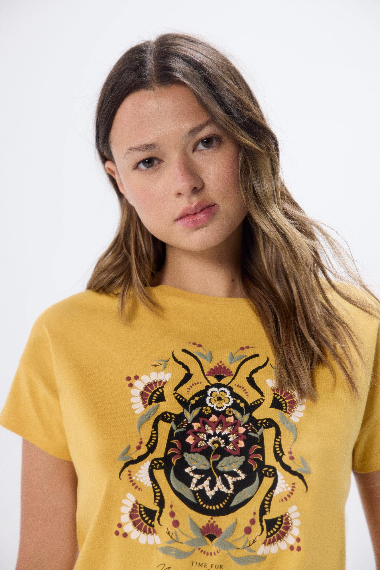 Springfield Playera "New dreams" amarillo