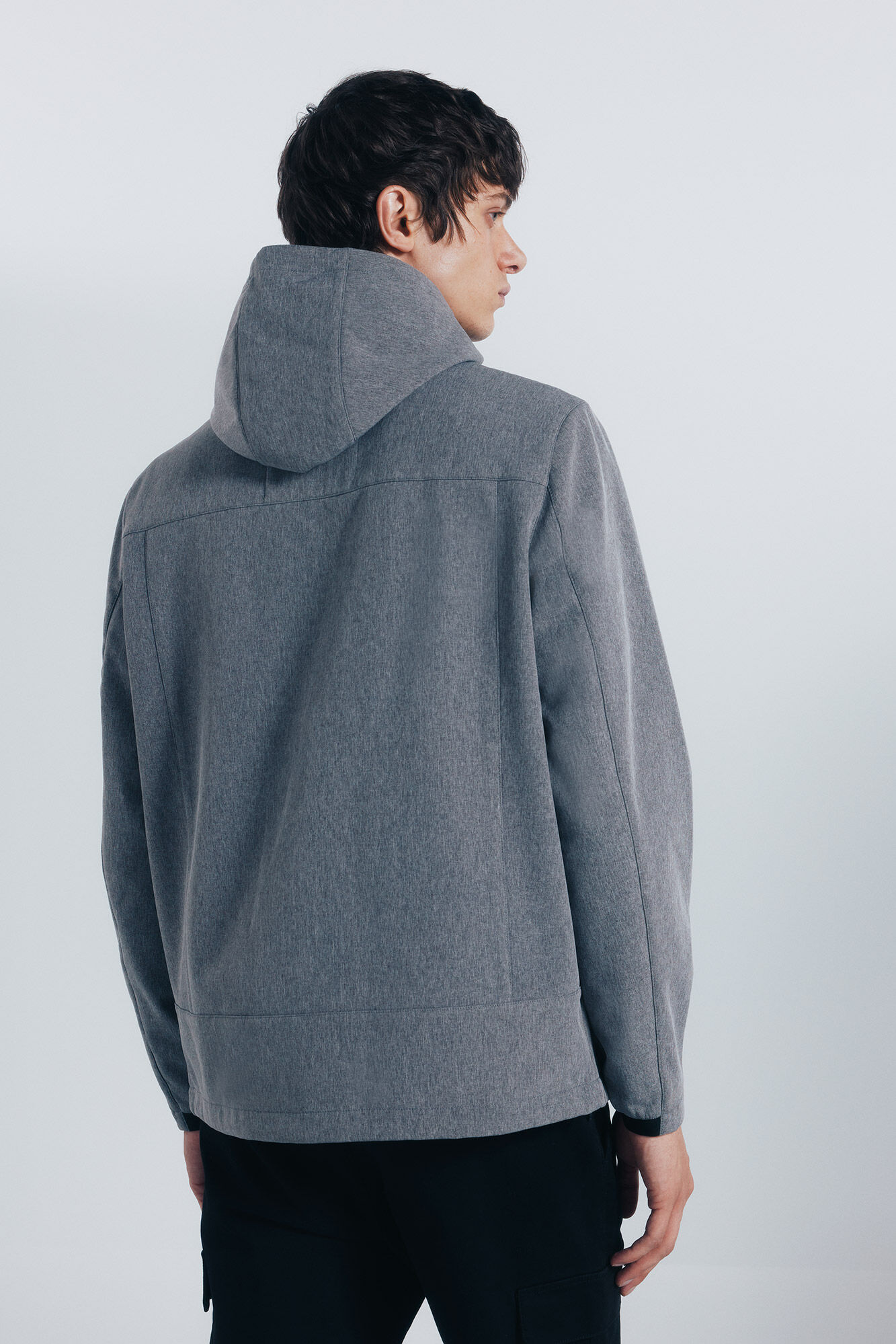 Springfield Parka t&eacute;cnica shoftshell gris