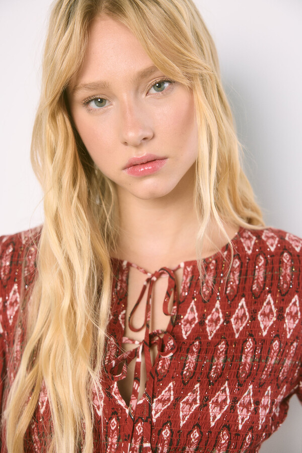 High Spirits Camisa Stella púrpura