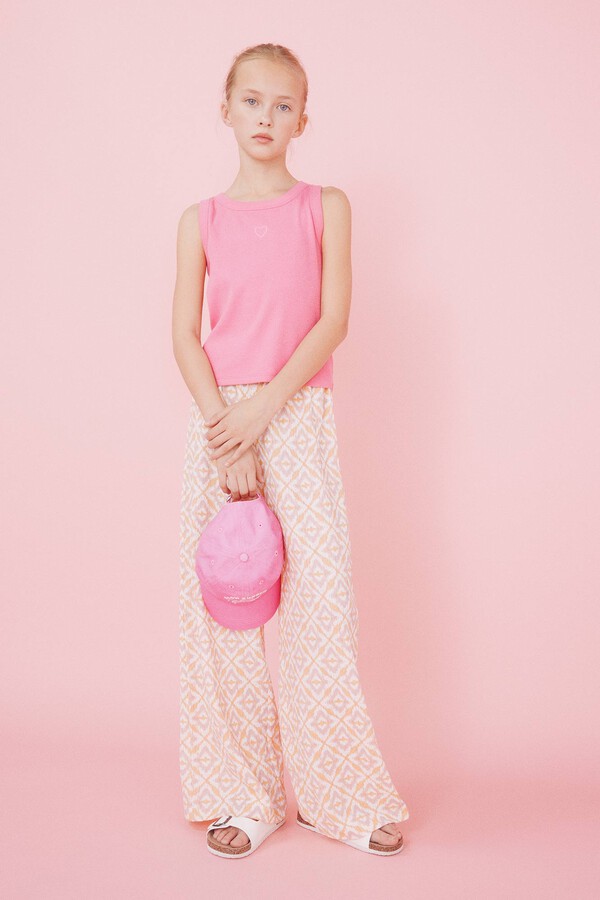 Springfield Kids Top tirantes tejido niña morado/lila