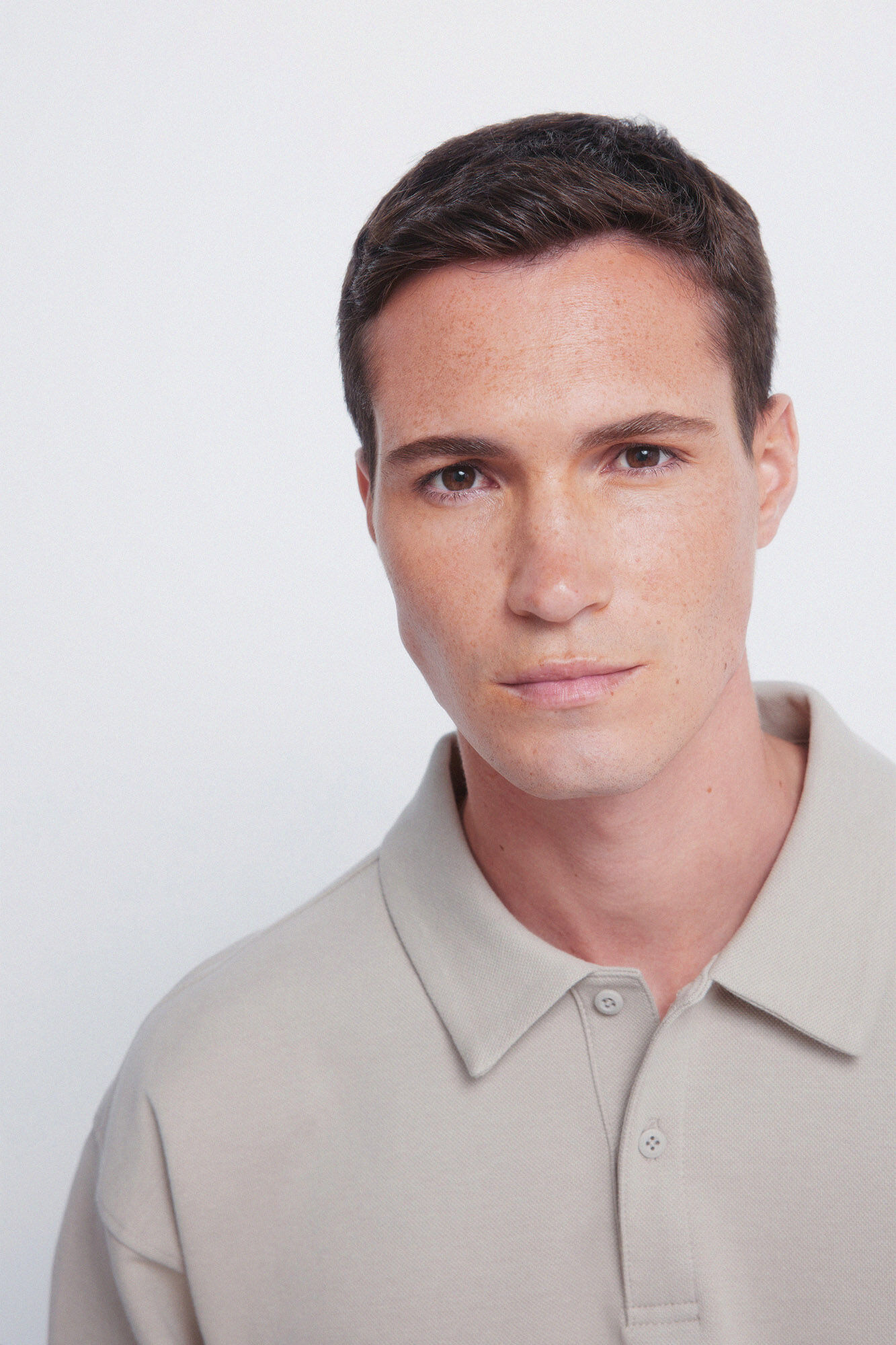 Springfield Polo piqu&eacute; manga larga interlock boxy fit