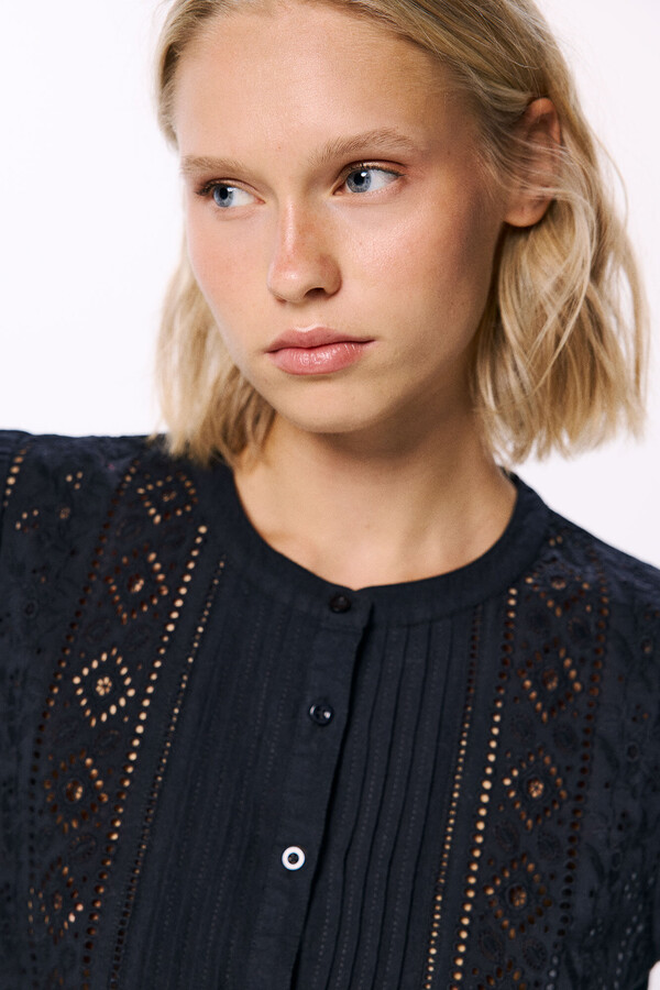 Springfield Blusa shiffly negro