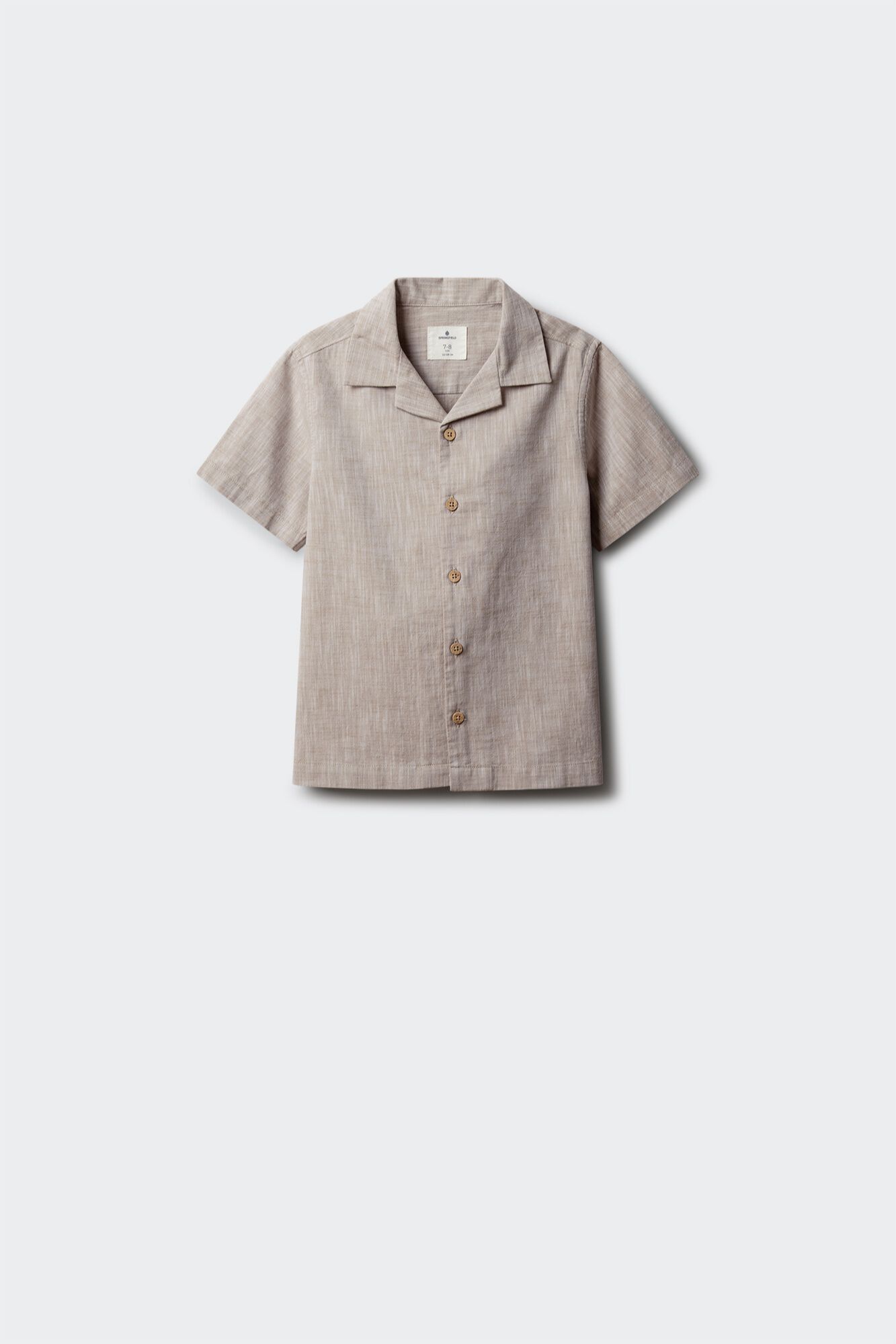 Springfield Kids Camisa manga corta estilo lino para ni&ntilde;o