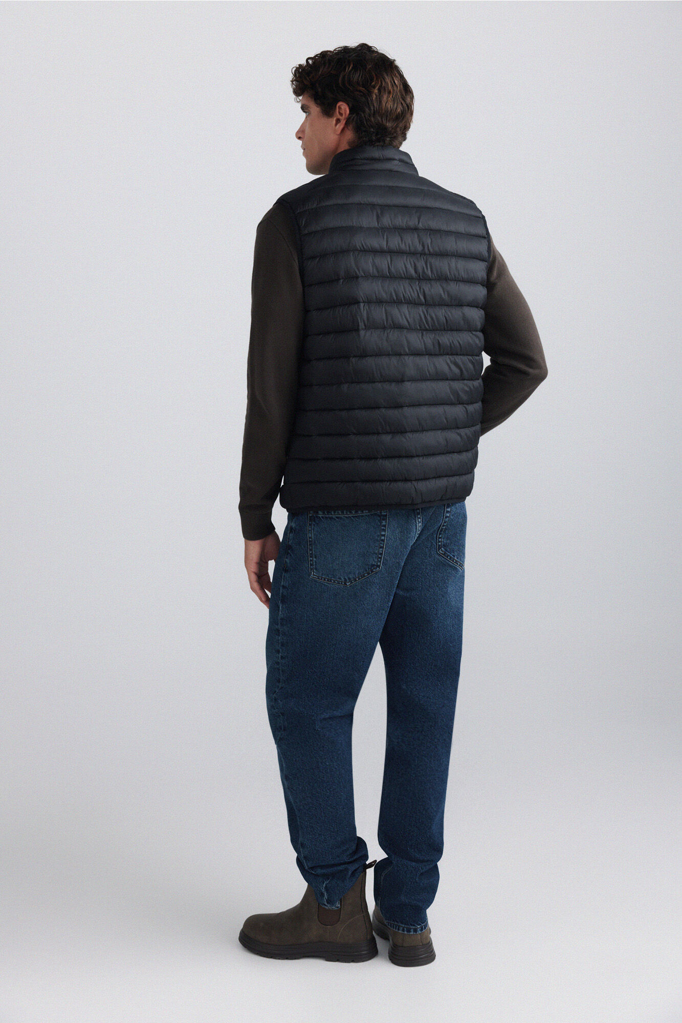 Springfield Chaleco acolchado negro