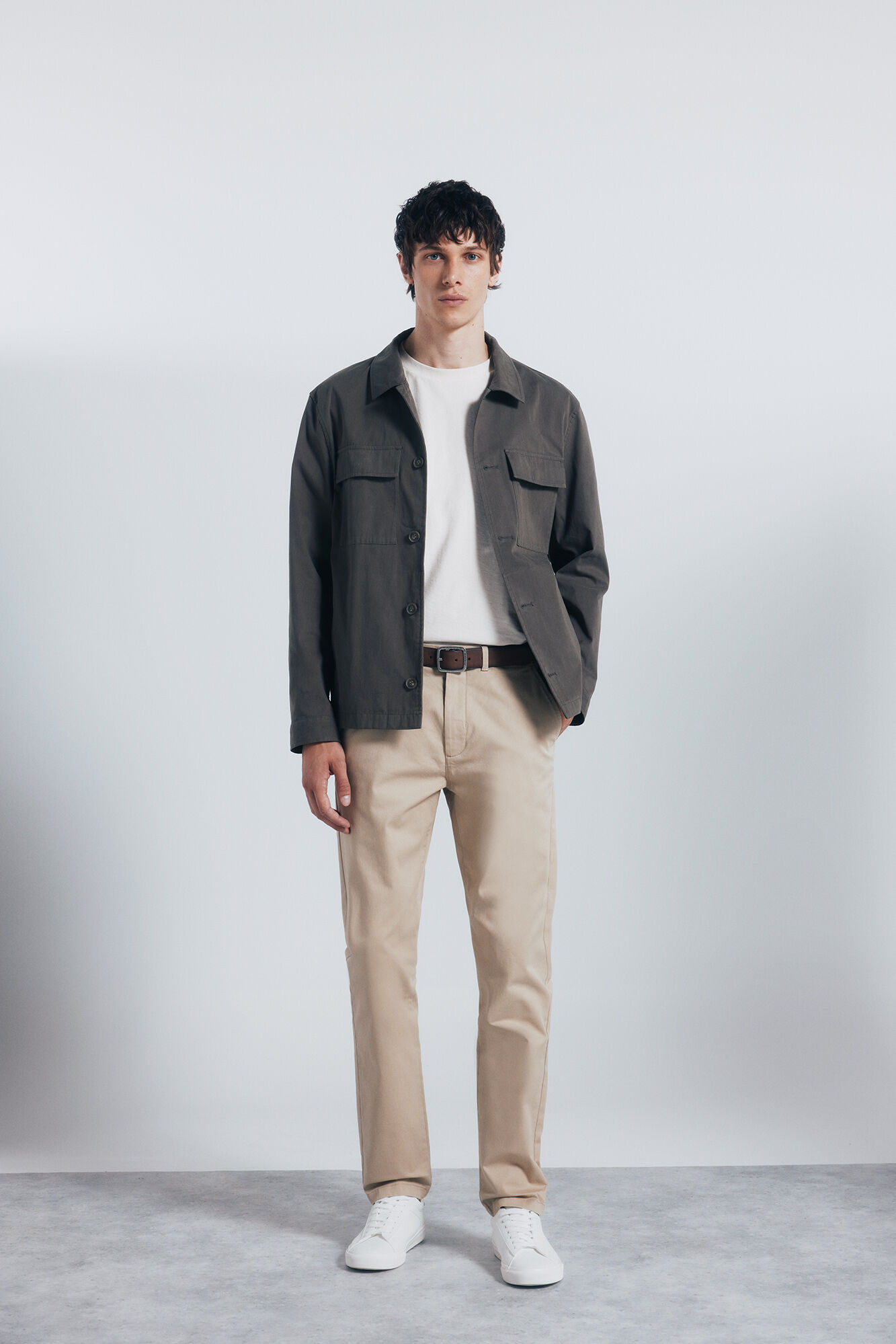 Springfield Pantal&oacute;n slim fit lavado