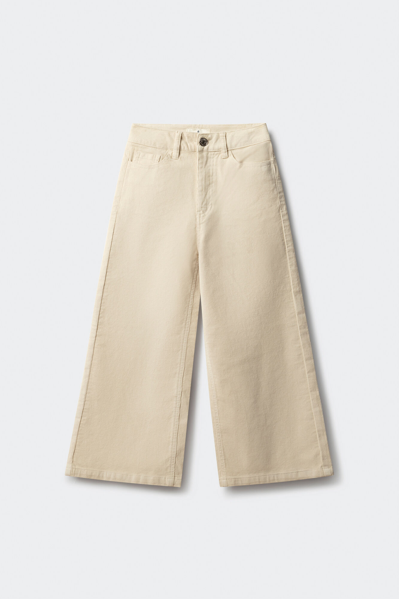 Springfield Kids Pantal&oacute;n culotte de micropana para ni&ntilde;a blanco