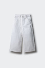 Springfield Pantalon culotte denim niña natural